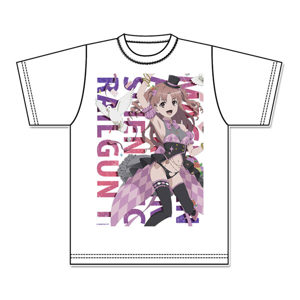 とある科学の超電磁砲T 描き下ろしグラフィックTシャツ 白井黒子