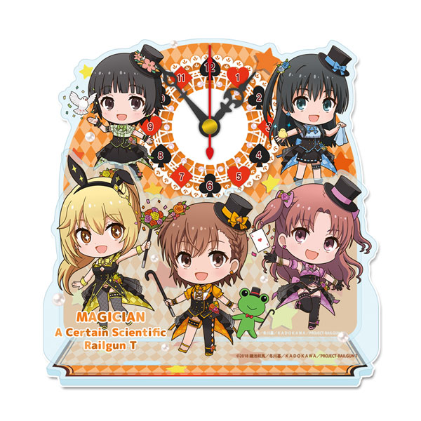 とある科学の超電磁砲T ぷちちょこミニアクリル置時計 マジシャンver