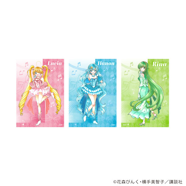 L版ブロマイド3枚セット「マーメイドメロディーぴちぴちピッチ」01/集合デザイン アイドル衣装ver.(描き下ろしイラスト)[A3]《０３月予約》