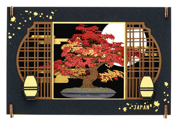 ペーパーシアター -ウッドスタイル- PT-WL32 BONSAI - 紅葉 -[エンスカイ]《０３月予約》
