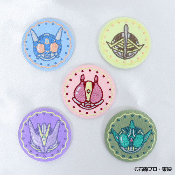 仮面ライダー電王 トレーディング刺繍缶バッジ[ギンガムパステル