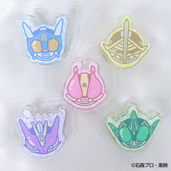 仮面ライダー電王 アクリルクリップコレクション[ギンガムパステルシリーズ] 5個入りBOX[ディ・テクノ]《０５月予約》