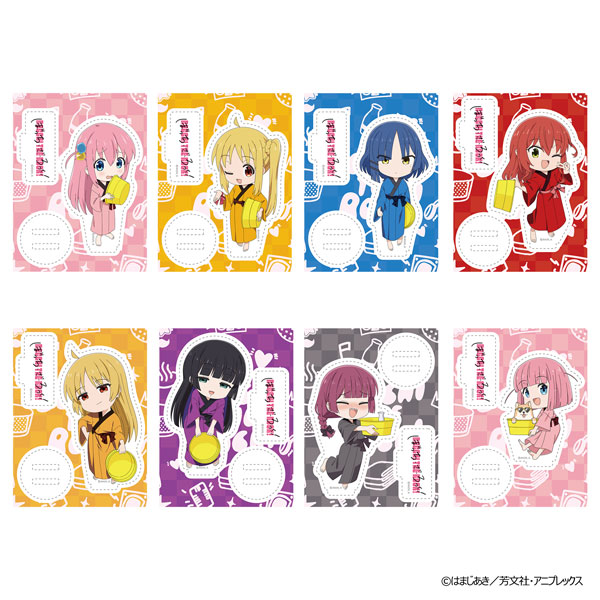 アニメ「ぼっち・ざ・ろっく！」 浴衣で温泉 ランダムミニアクリルスタンド 8個入りBOX
