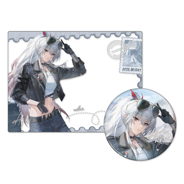 【限定販売】パニシング：グレイレイヴン6周年記念 「世界巡り旅記」シリーズ バッジ＆クリアカードセット ルシア・深紅ノ影[KURO GAMES]《０６月仮予約》