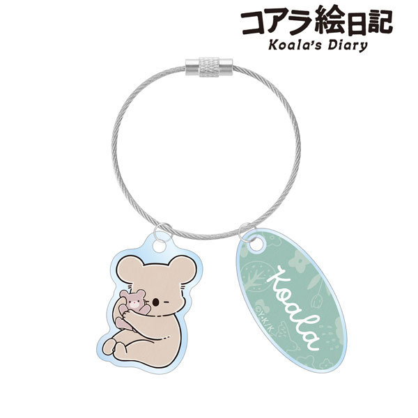 アニメ「コアラ絵日記」 コアラさん＆くまちゃん 2連ワイヤーアクリル