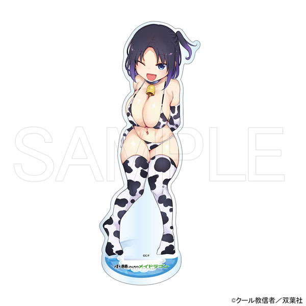 【限定販売】小林さんちのメイドラゴン アクリルスタンド エルマ 牛柄ビキニVer.[ホビージャパン]《発売済・在庫品》