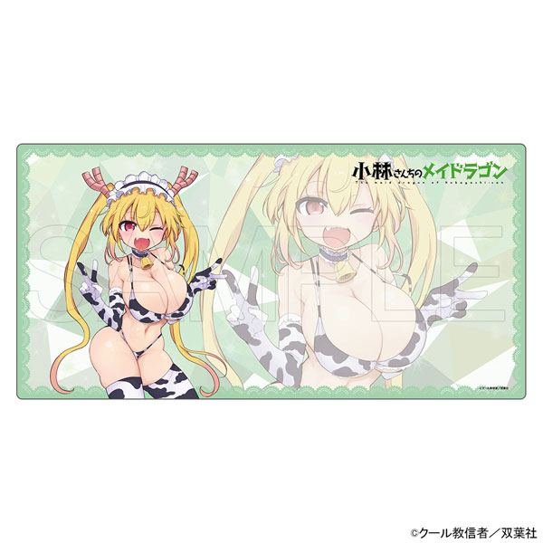 限定販売】小林さんちのメイドラゴン ラバーデスクマット トール 牛柄