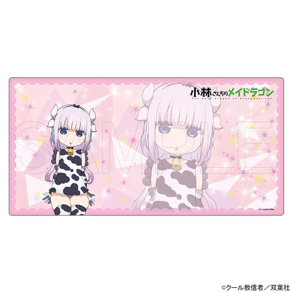 限定販売】小林さんちのメイドラゴン ラバーデスクマット カンナ 牛柄