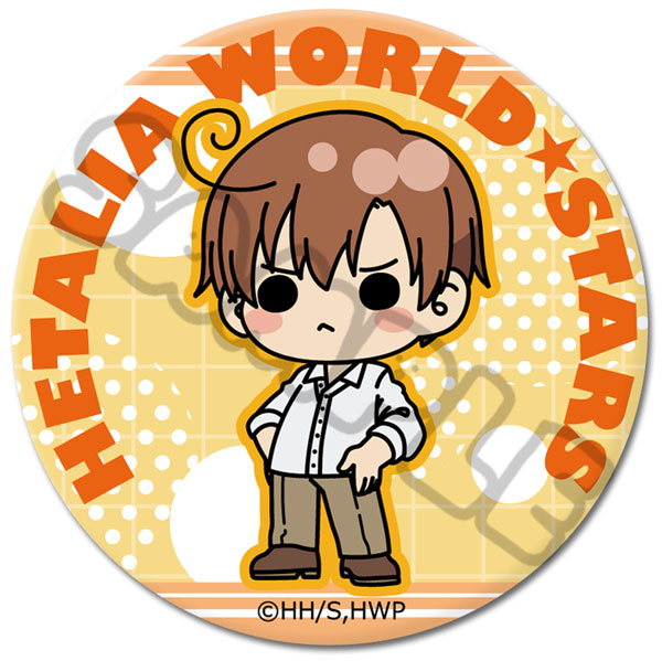 アニメ「ヘタリア World☆Stars」 丸形缶バッジ(57mm) L(ロマーノ