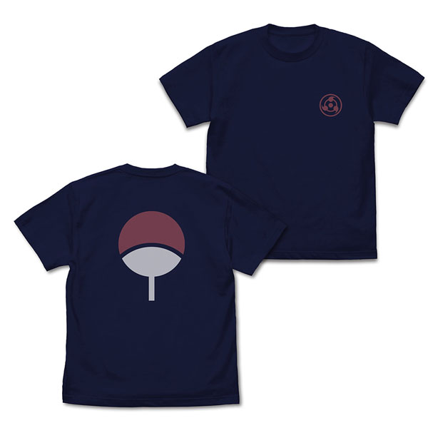 NARUTO-ナルト- 疾風伝 うちは一族 Tシャツ/NAVY-L（再販）[コスパ]《０６月予約》