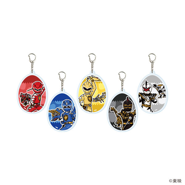 アクリルキーホルダー「爆竜戦隊アバレンジャー」01/グラフアートイラスト 5個入りBOX