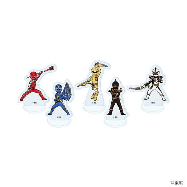 アクリルぷちスタンド「爆竜戦隊アバレンジャー」01/グラフアートイラスト 5個入りBOX