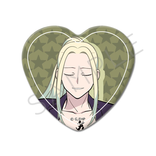 えぶりでいホスト　くじ　シン　アクキー　缶バッジ　名刺　特典 新品】えぶりでいホスト 紅ショウガ仁セット 名刺&アクキー くじメイト