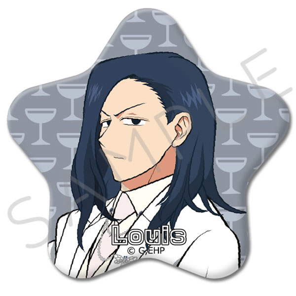 アニメ『えぶりでいホスト』 星型缶バッジ F (ルイ)[シンク