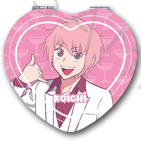 アニメ『えぶりでいホスト』 コンパクトミラー(ハート) A (コーイチ)[シンクイノベーション]《在庫切れ》