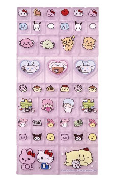 チェゴシム×サンリオキャラクターズ タイルシール パープル[ティー・シー・ピー]《０４月予約》