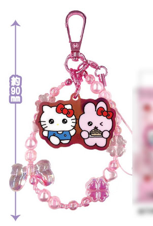 チェゴシム×サンリオキャラクターズ フォンストラップ ピンク[ティー・シー・ピー]《０４月予約》