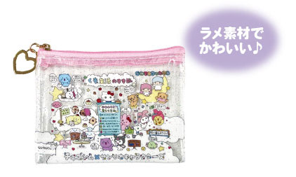 チェゴシム×サンリオキャラクターズ ミニクリアポーチ ピンク[ティー・シー・ピー]《０４月予約》