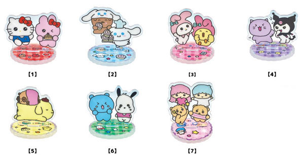 チェゴシム×サンリオキャラクターズ トレーディングオーロラアクリルスタンド 8個入りBOX[ティー・シー・ピー]《０４月予約》