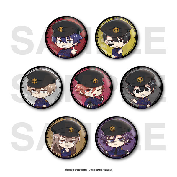 TVアニメ『桃源暗鬼』～police～トレーディングデフォルメ缶バッジ 7個入りBOX[イーディス]《０３月予約》