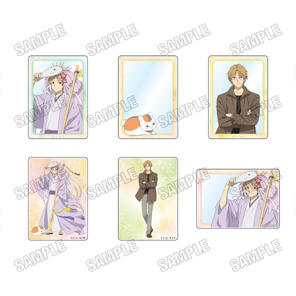 夏目友人帳」 描き下ろしアクリルカードコレクション[月分祭ver.] 6個