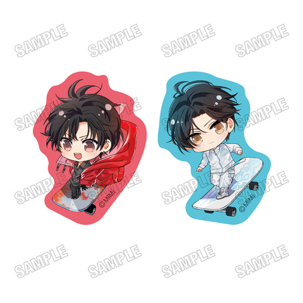 大河幻想ラジオドラマ「魔道祖師」 描き下ろしミニキャラステッカーセット[スケーターver.][メディコス・エンタテインメント]《０４月予約》