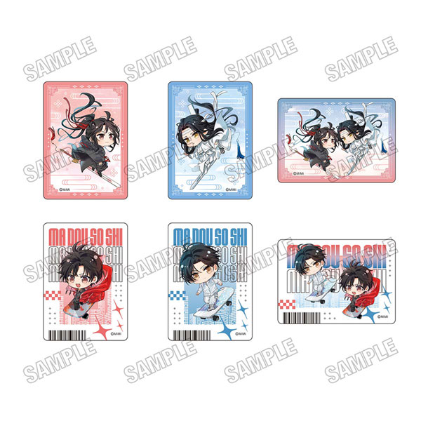 大河幻想ラジオドラマ「魔道祖師」 描き下ろしミニキャラクリアカードコレクション[御剣＆スケーターver.] 6個入りBOX《発売済・在庫品》