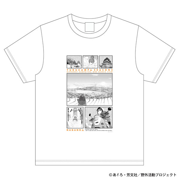 『ゆるキャン△ SEASON3』 NAGANOシリーズ Tシャツ M[アクロス]《０２月予約》