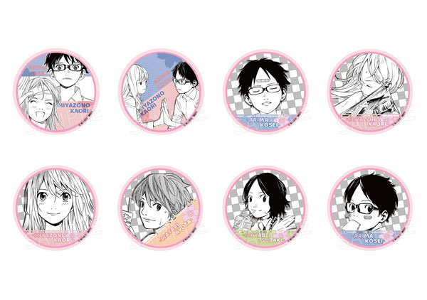 AFORCE×DRAGON HORSE 四月は君の嘘 原作 トレーディングアクリルコースター 8個入りBOX[ドラゴンホース]《０１月予約》