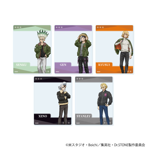 アクリルカード「Dr.STONE」13/フライトジャケットver. 描き下ろしイラスト 5個入りBOX[A3]《０３月予約》