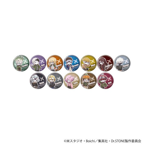 缶バッジ「Dr.STONE」32/フライトジャケットver. グラフアートイラスト 12個入りBOX[A3]《０３月予約》