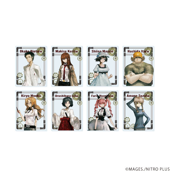 アクリルカード「STEINS；GATE」01/公式イラスト 8個入りBOX[A3]《０３月予約》