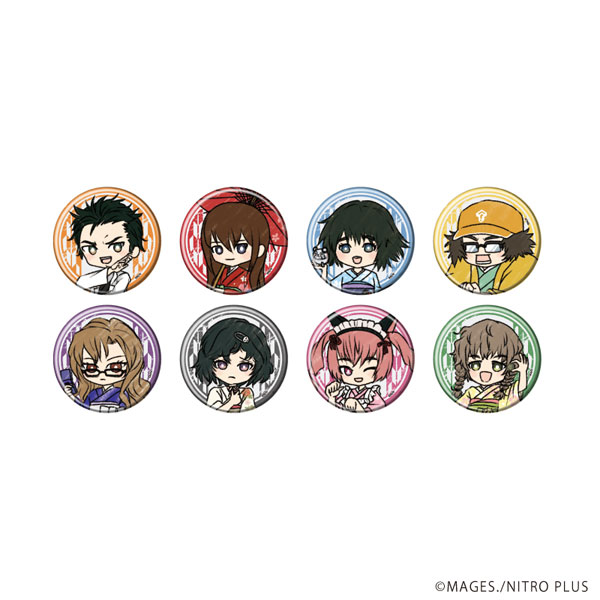 缶バッジ「STEINS；GATE」02/着物ver. グラフアートイラスト 8個入り