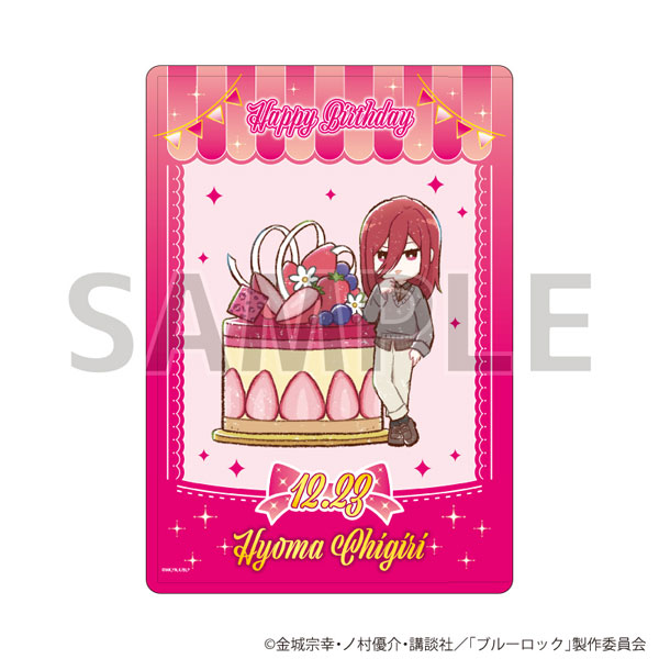 キャラクリアケース「TVアニメ『ブルーロック』」28/誕生日ver. 千切豹馬(グラフアートイラスト)[A3]《０３月予約》