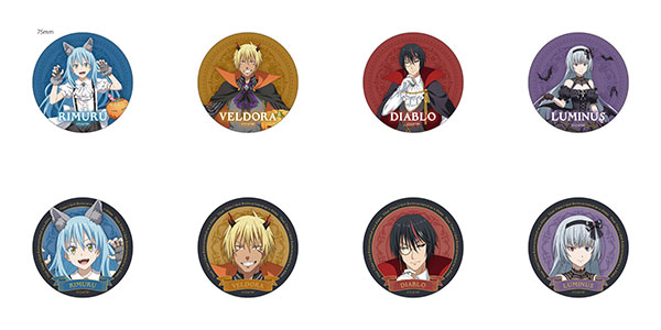 転生したらスライムだった件 描き下ろしトレーディング缶バッジ 8個入りBOX