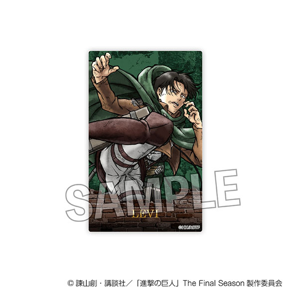 進撃の巨人 激高！！アクリルカード リヴァイ[PROOF]《０２月予約》