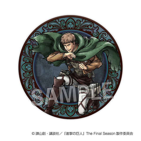 進撃の巨人 激高！！ギラギラ缶バッジ 大 ジャン[PROOF]《０２月予約》