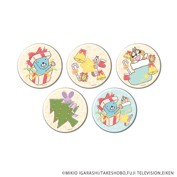 缶バッジ「ぼのぼの」08/クリスマスver. 公式イラスト 5個入りBOX[A3]《０３月予約》