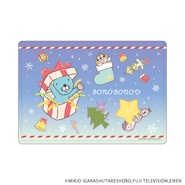 キャラクリアケース「ぼのぼの」10/クリスマスver.集合デザイン(公式イラスト)[A3]《０３月予約》