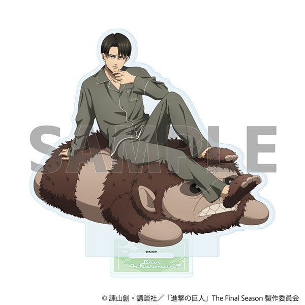 【新品未開封】進撃の巨人デカアクリルパネル　リヴァイ・アッカーマン　くつろぎ デカアクリルパネル「TVアニメ『進撃の巨人』The Final Season」03