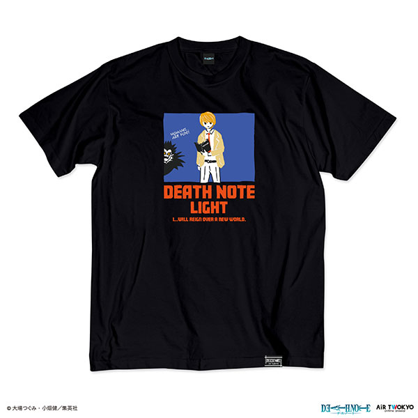 DEATH NOTE』 第1弾 シーンイラストTシャツ 1(夜神月)ブラック XXL[AIR