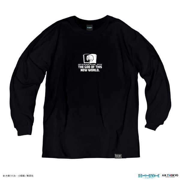 『DEATH NOTE』 第1弾 シーンイラストロングスリーブTシャツ 1(夜神月)ブラック M[AIR TWOKYO]《発売済・在庫品》
