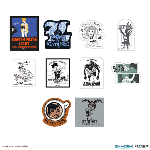 『DEATH NOTE』 第1弾 ステッカーセット[AIR TWOKYO]《０３月予約》