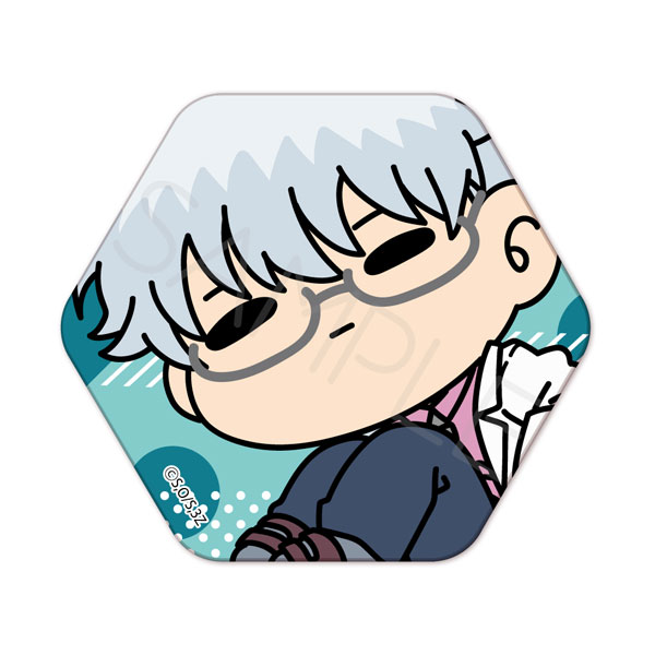 坂田銀八 缶バッジ 3年Z組銀八先生 アート缶バッジ 坂田銀八 文化祭[クラックス]《発売済