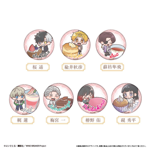 WIND BREAKER ラメ缶バッジ アフタヌーンティーVer. 7個入りBOX[タピオカ]《０５月予約》