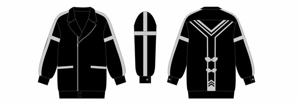 『ライムライト・レモネードジャム』 陽見恵凪 パーカー(ブラック) M[AnotherAngle]《０４月予約》