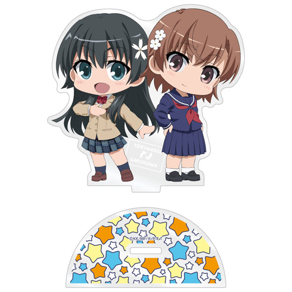 とある科学の超電磁砲T 制服交換御坂美琴＆佐天涙子アクリルスタンド[グルーヴガレージ]《発売済・在庫品》