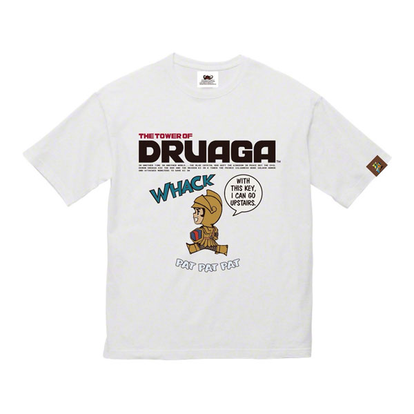 ドルアーガの塔 ビッグシルエットTシャツ ホワイト[Lam]《発売済・在庫品》