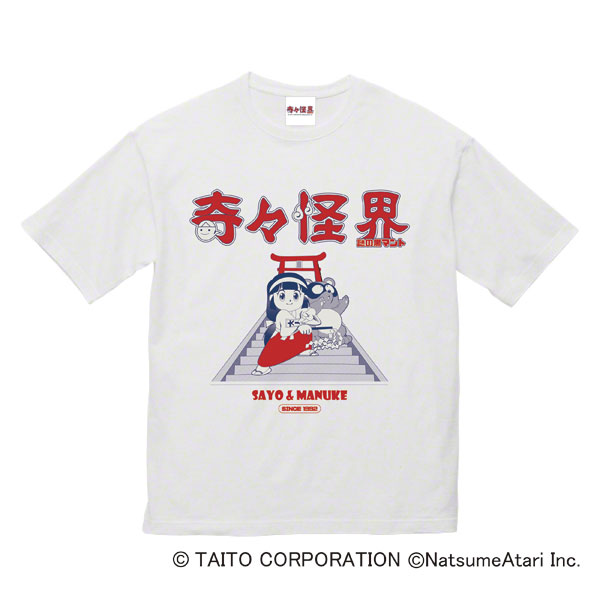 奇々怪界 ビッグシルエットTシャツ ホワイト[Lam]《発売済・在庫品》