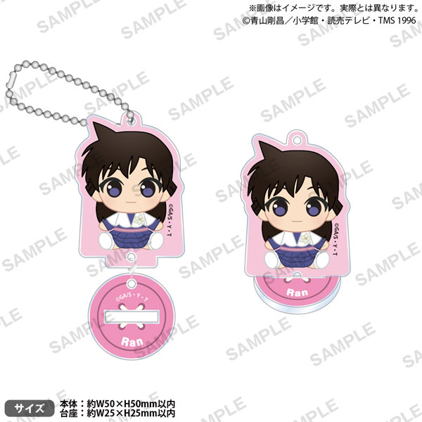 名探偵コナン 読売ジャイアンツコラボ 江戸川コナン 毛利蘭 アクリルキーホルダー グッズ-キーホルダー】名探偵コナン ハイファイブ アクリル